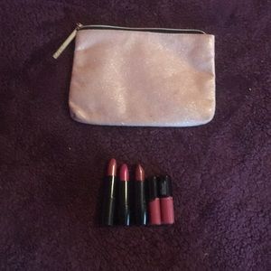 LANCÔME LIPSTICK LOT with makeup bag included